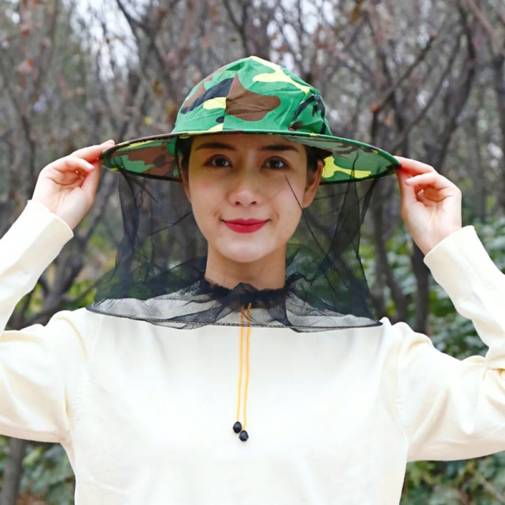 安全養蜂帽、防蜂・蚊よけネット付き、顔面保護、Wanfeng - Agriculture Farming Hats のレビューと価格