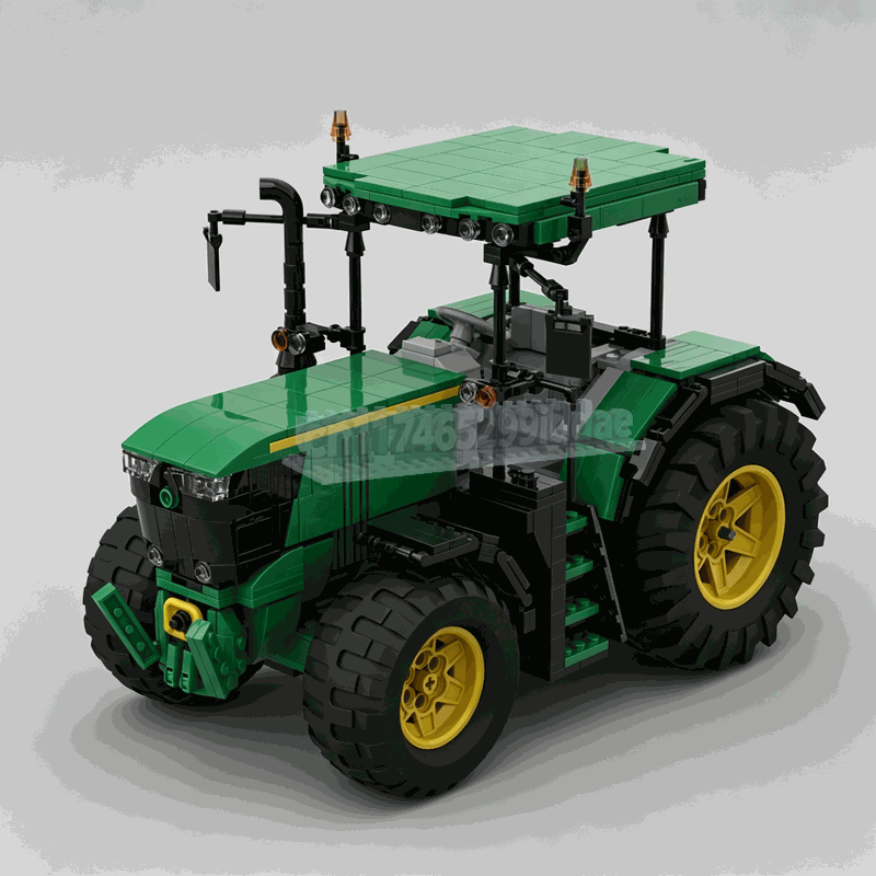 新製品 1013ピース MOC ファームトラクター車両モデル - Agriculture Farming Education のレビューと価格