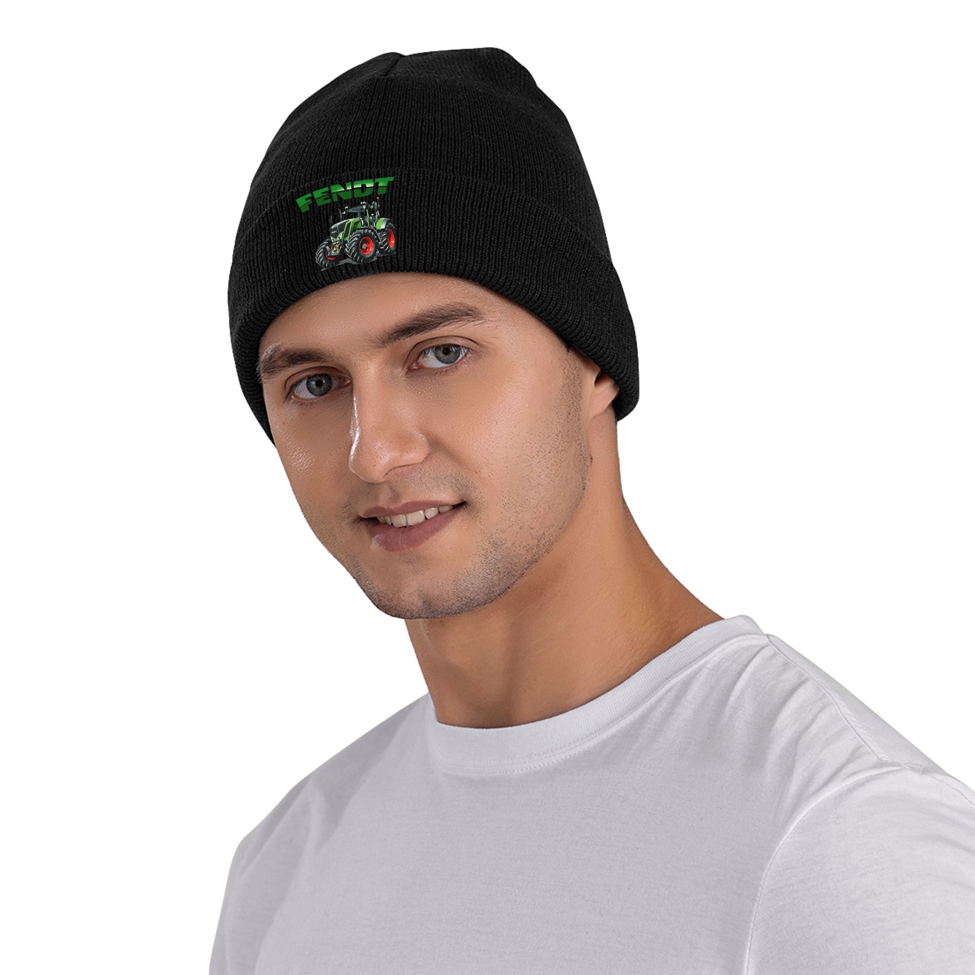 フェント製農業用トラクター柄の冬用ニット帽、暖かい秋用の帽子 - Agriculture Farming Hats のレビューと価格