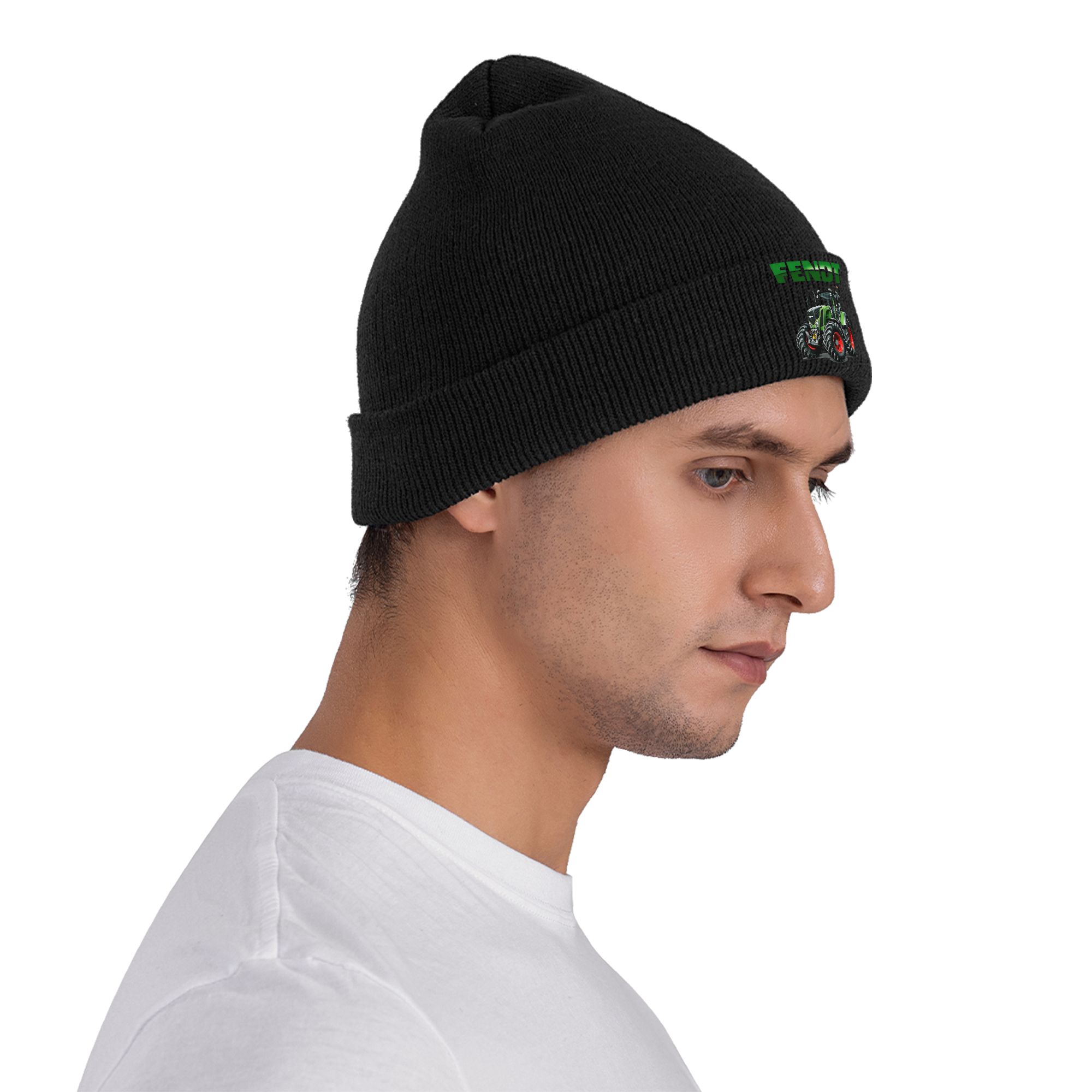 フェント製農業用トラクター柄の冬用ニット帽、暖かい秋用の帽子 - Agriculture Farming Hats のレビューと価格