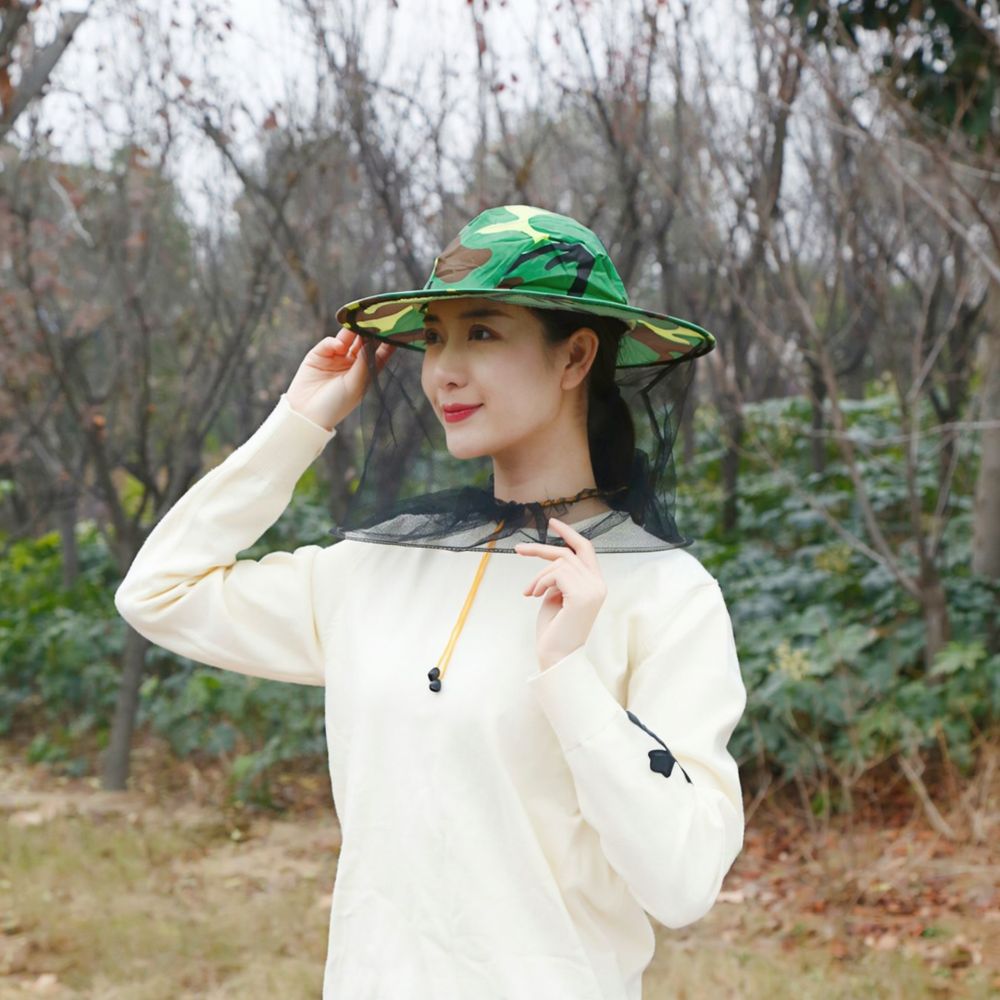 防虫ネット付き帽子、養蜂用ベール、顔を保護するカバー。Wan - Agriculture Farming Hats のレビューと価格