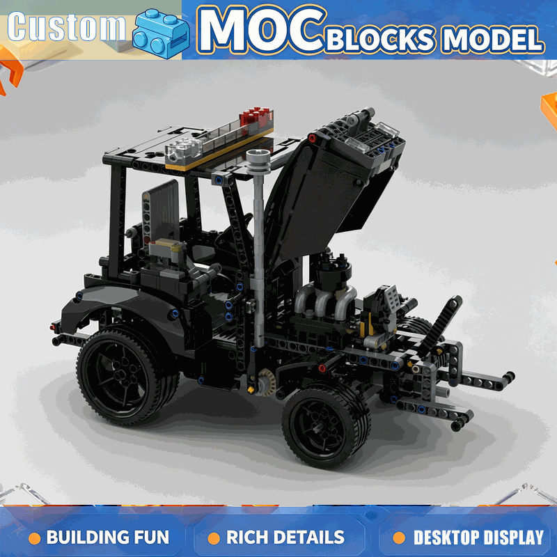 1326ピース ファームトラクター MOC ビルディングブロ - Agriculture Farming Education のレビューと価格