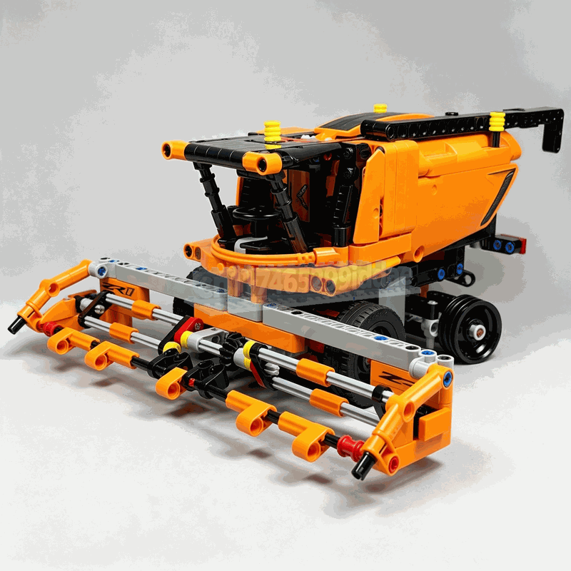 512ピース コンバインハーベスター MOC 農業車両モデル - Agriculture Farming Education のレビューと価格