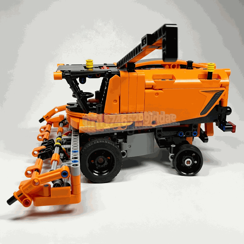 512ピース コンバインハーベスター MOC 農業車両モデル - Agriculture Farming Education のレビューと価格