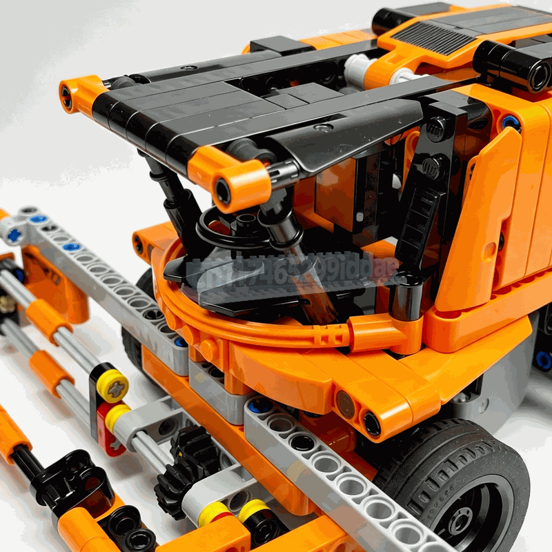 512ピース コンバインハーベスター MOC 農業車両モデル - Agriculture Farming Education のレビューと価格