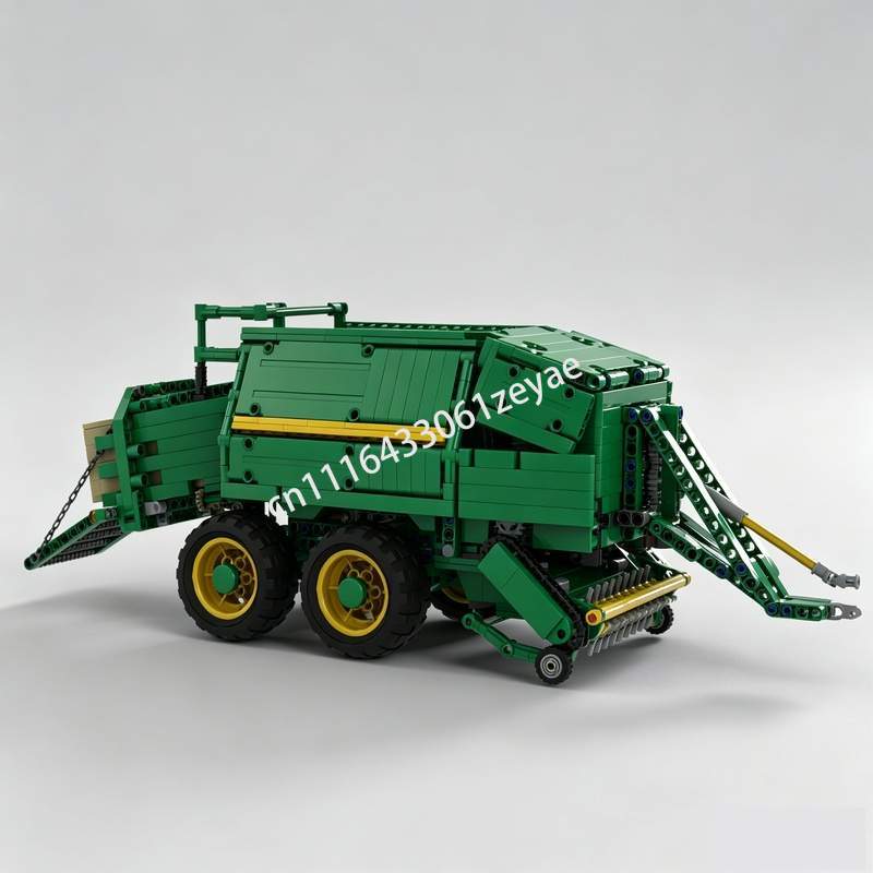 新しい 1535 個ファームベールプレス MOC 農業車両モ - Agriculture Farming Education のレビューと価格